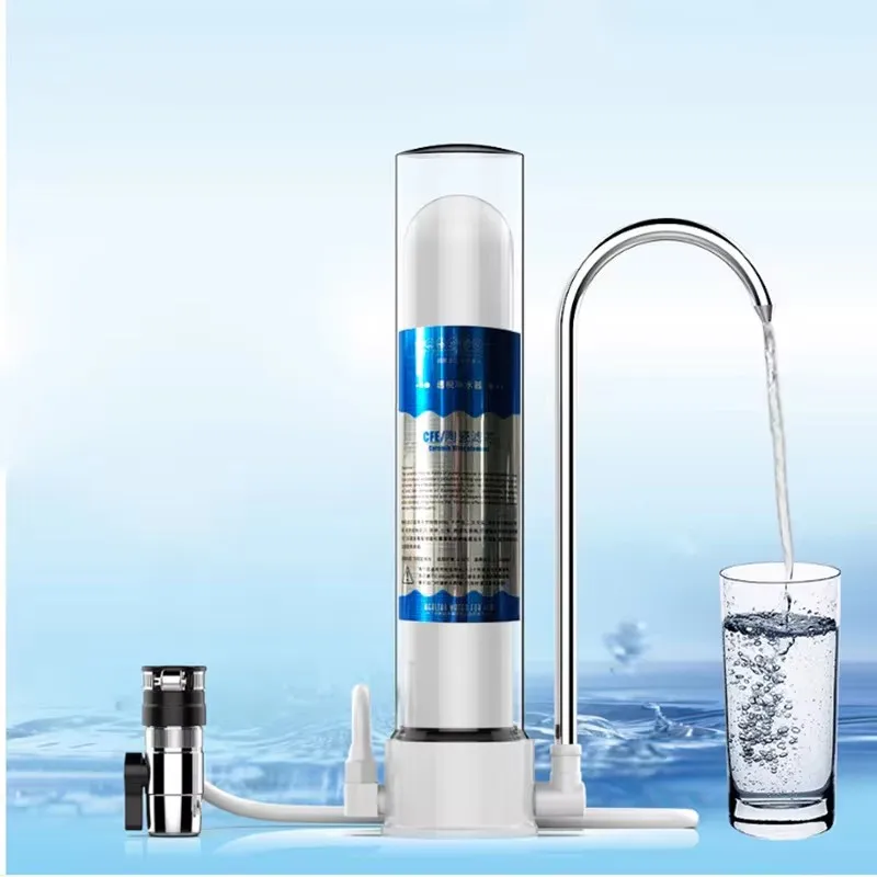 Water Purifier Household Direct Drinking Tap Filter Tap Water Transparent Water Filter Ceramic Cartridge