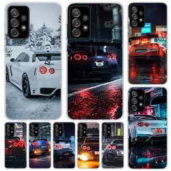 GTR Sport Car JDM Phone Case For Samsung Galaxy A15 A14 A54 A13 A53 A12 A52S A55 A22 A23 A24 A32 A33 A34 A25 A35 A03S A04S A02S