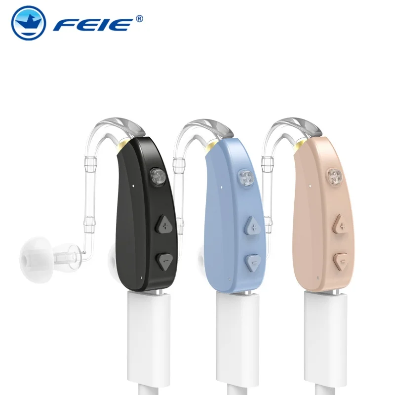 2024 NEW High Power Rechargeable Hearing Aids Noise Reduction Headset for Deaf Digital Hearing Care Clear Hear Sound Amplifer