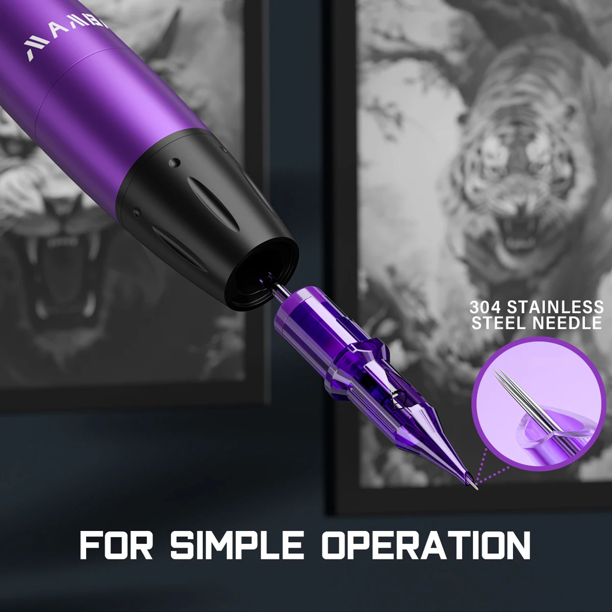 Draadloze Tattoo Machine Kit Permanente Make-up Tattoo Kit Met 1350mAh MAMBA Tattoo Batterij 7PCS Tattoo Inkt 10PCS Tattoo Naald