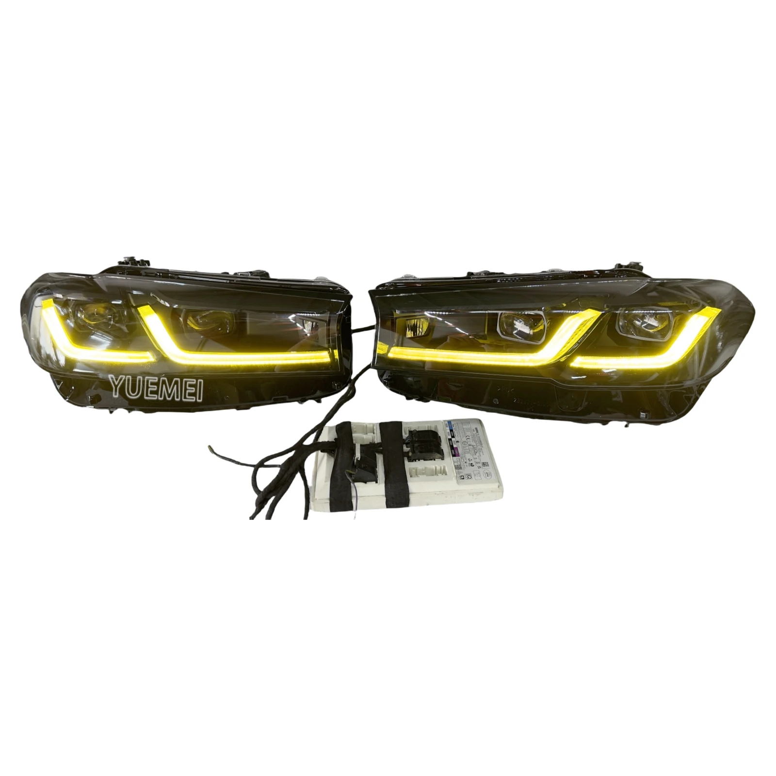 Hot Selling Suitable for’BMW 5 Series G30 LCI Original Second-hand Golden Eye LED Headlights