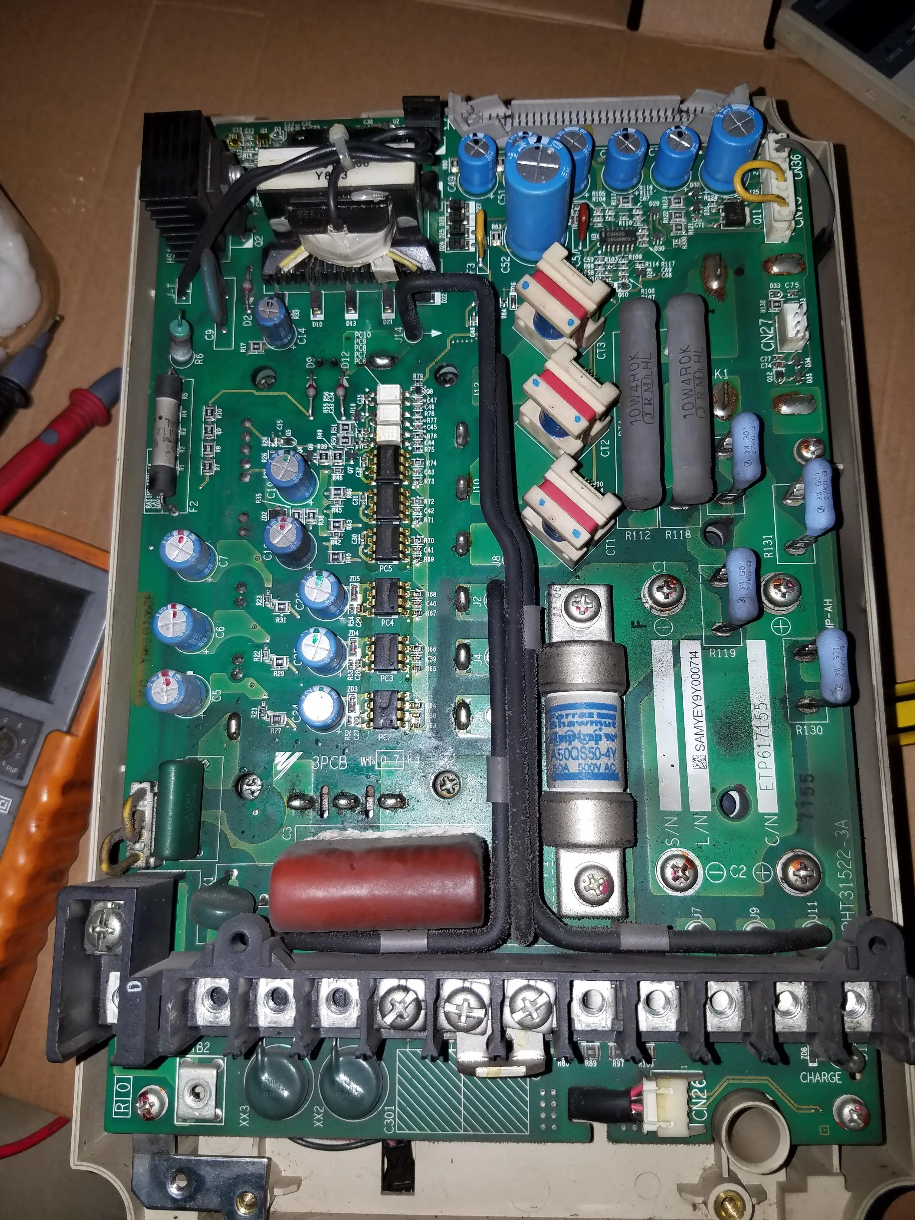 ETP617155 Yaskawa inverter F7 with module 11KW main E7 power board drive board YPHT31522-3A
