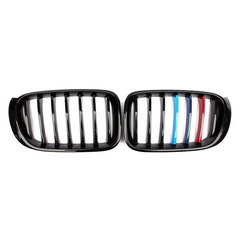 F25 F26 Front Bumper Kidney Grille Abs Gloss Black Single Slat Racing Grill For BMW X3 F25 X4 F26 2014 2015 2016 Grill