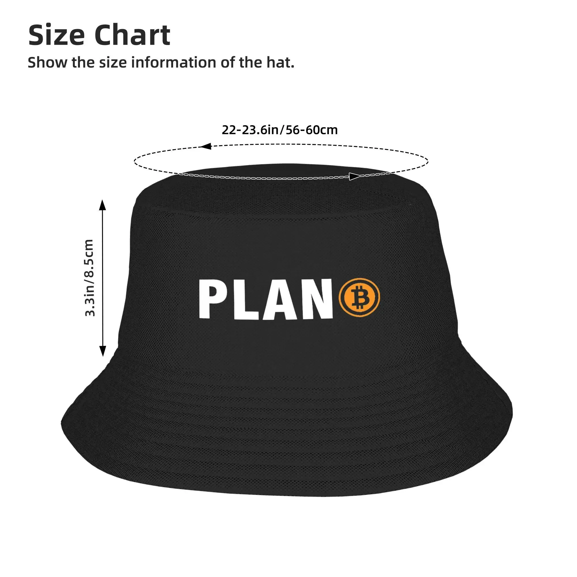 Bitcoin Logo Bucket Hat Panama For Man Woman Bob Hats Outdoor Fashion Autumn Fisherman Hats For Summer Beach Fishing Unisex Caps