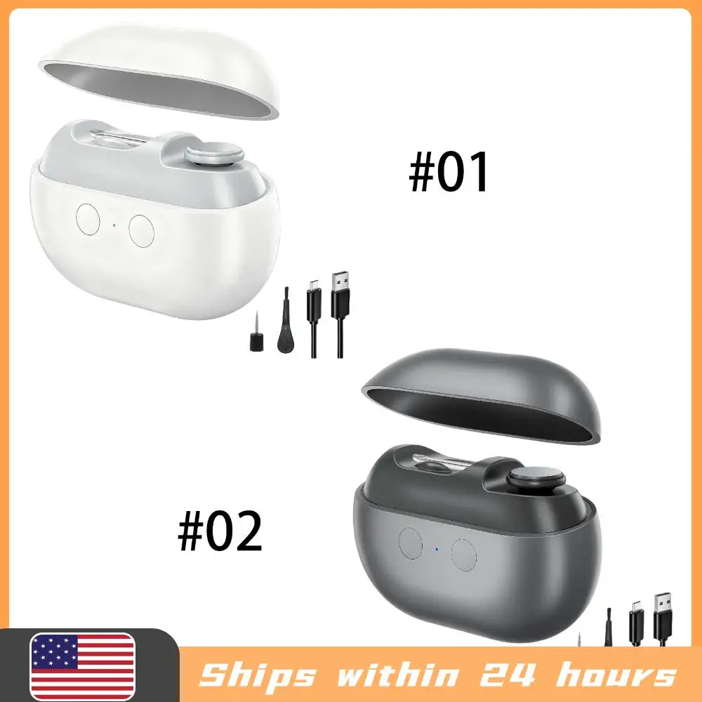 

Automatic Fingernail Cutter 2 In 1 Electric Manicure Nail Trimmer Type-C Charging Nail Polisher Safety Nail Clipper for Children