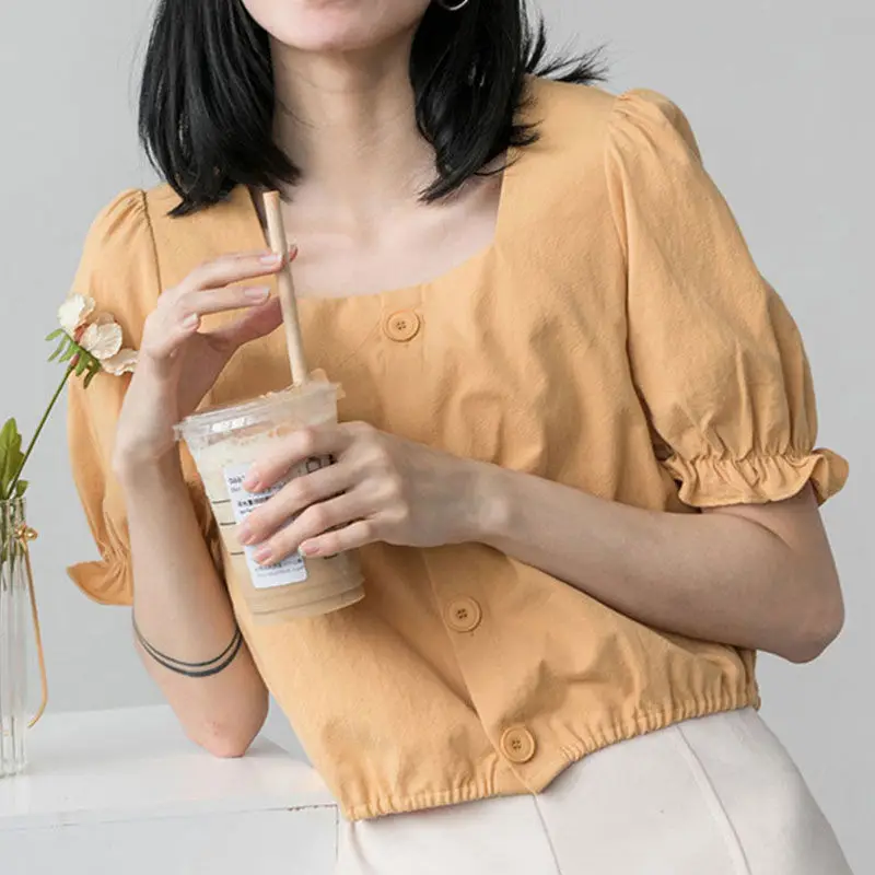 

Plaid Button-down Cotton Blend Shirts Women Relax Fit Long Sleeve Casual Fall Look Suitable for Forest Walks or Indoor Lounging