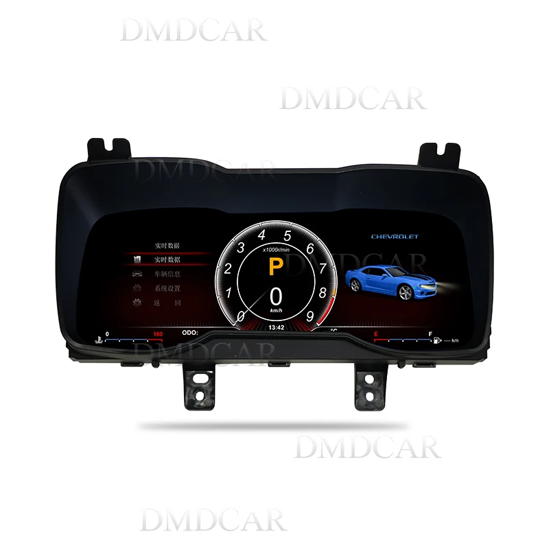 12.3 Inch Car Digital Dashboard Cluster LCD Instrument panel Screen CockPit For Chevrolet Camaro 2011-2015 Speedmeter Display