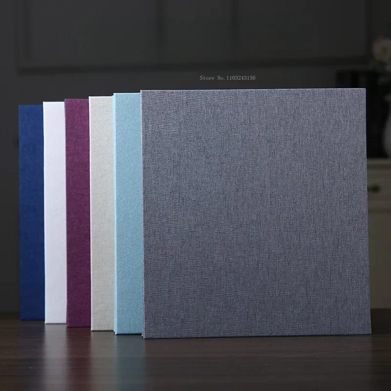 16 بوصة على الوجهين 40 صفحة ألبوم صور الكتان توقيعه كتاب تخزين وتخزين الأطفال صورة الخريجين كتاب ألبوم الصور