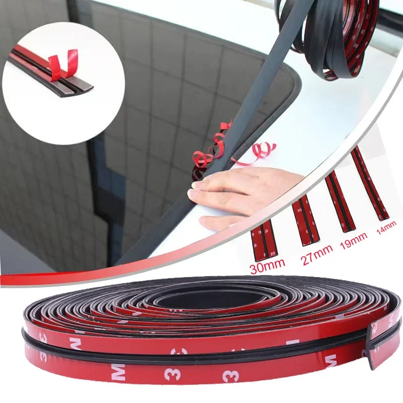 Car Rubber Seals Edge Sealing Strips Auto Roof Windshield Sealant Protector Seal Strip Window Seals for Insulation Soundproof