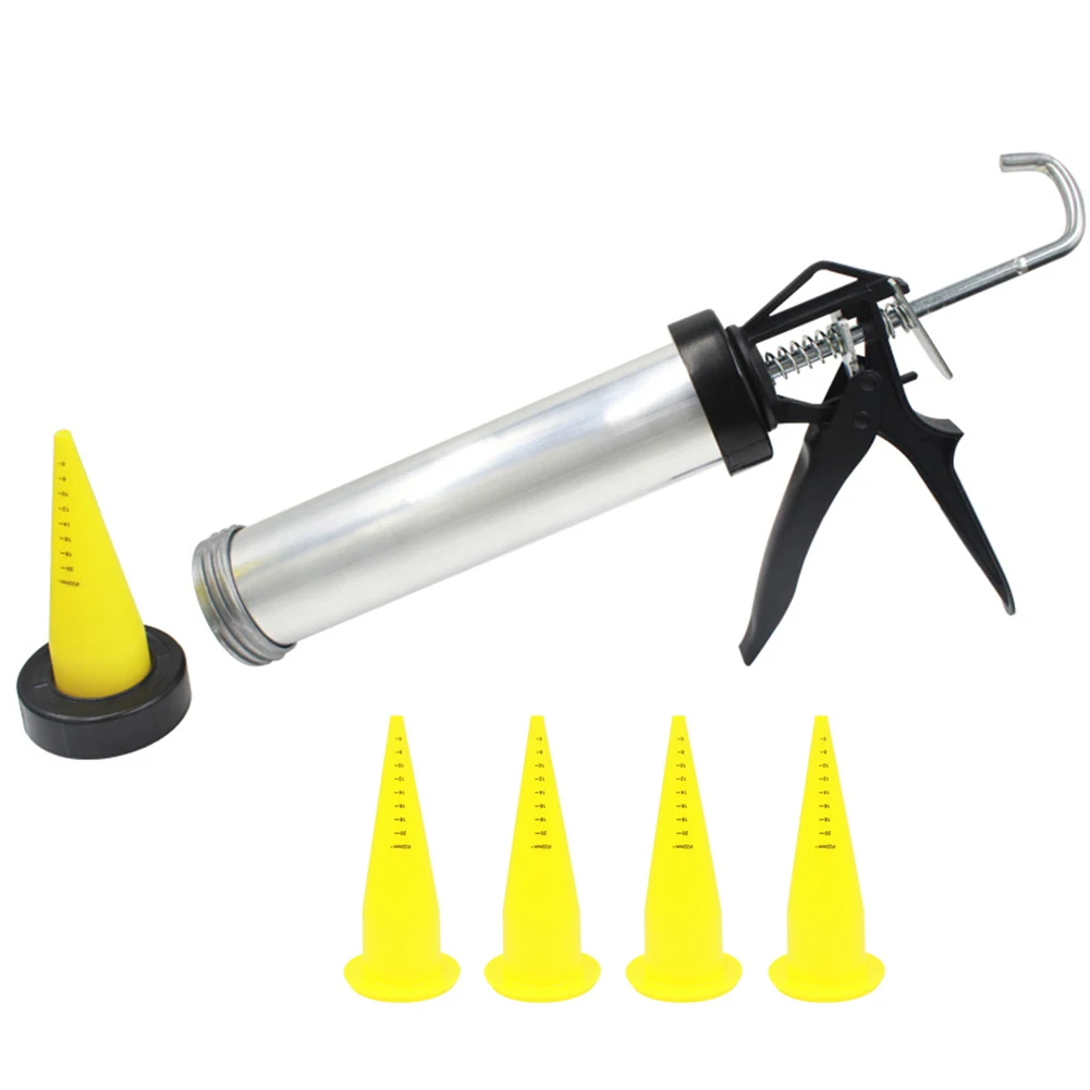 Carp Fishing Tool Aluminum Fishing Boilie Making Gun with 4pcs Silicone Spare Nozzles Fishing Lure Accessories Tackle