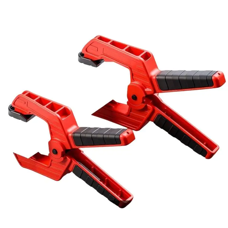 6 Inch Heavy Duty Nylon Spring Clamp A Type High Tension Strong Grip Tool for Woodworking Camping Tarp Outdoor Fixing
