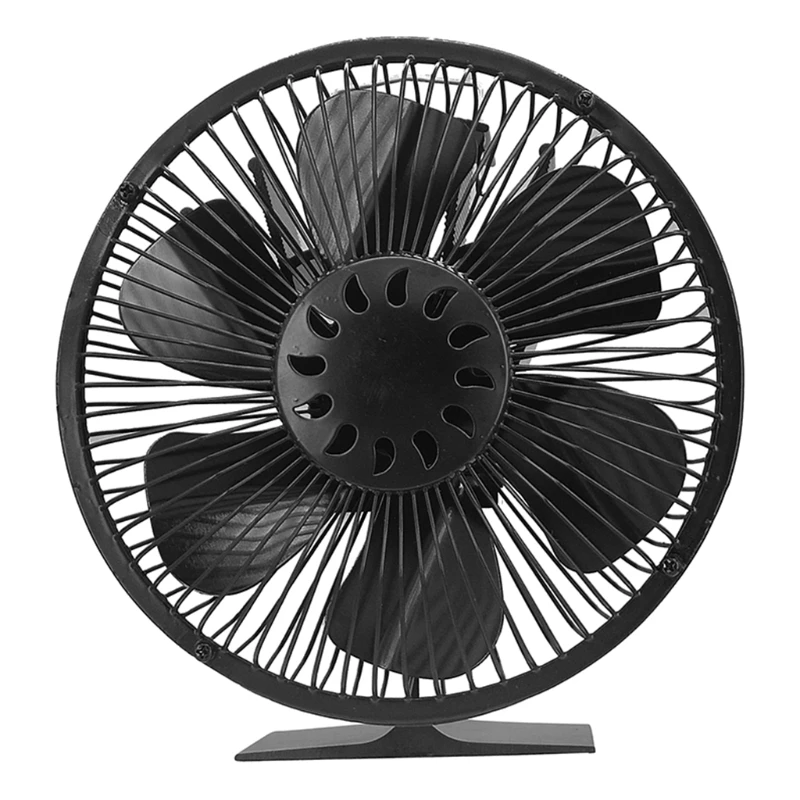 6-Blade Auto-sensing  Fan Newly Designed Heat Powered Stove Fan Disperses Warm Air Through House Perfect