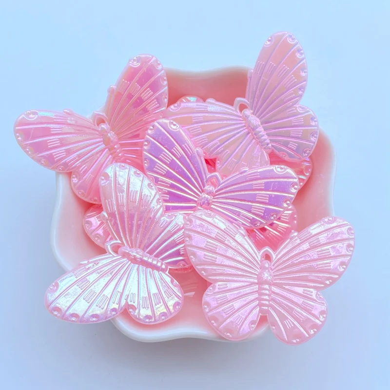 10Pcs New Resin Mini 20*40mm Little Butterfly Series Flat back Scrapbooking DIY Jewelry Craft Decoration Accessories