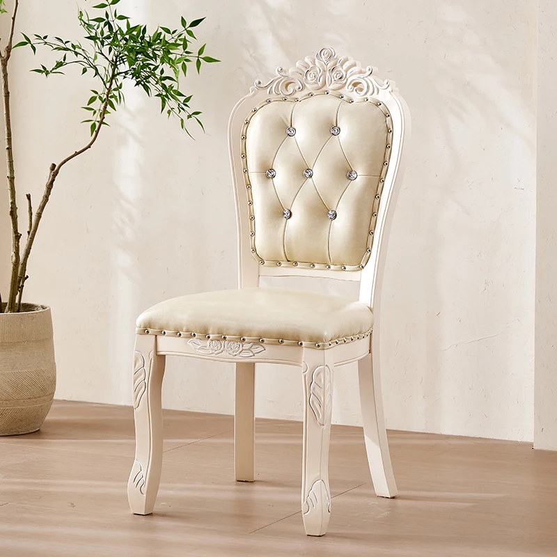 rb-Luxury Wedding Dining Chairs Party Throne Restaurant Bedroom Dining Lounge Unique Makeup Silla Chinese Style Furniture-