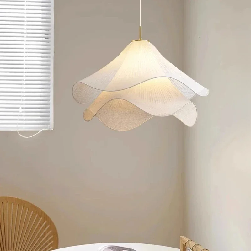 

European Creative LED Lotus Chandelier Modern Home Decoration Restaurant Lighting Bedroom Warm Light Kitchen Island Hanging Lamp