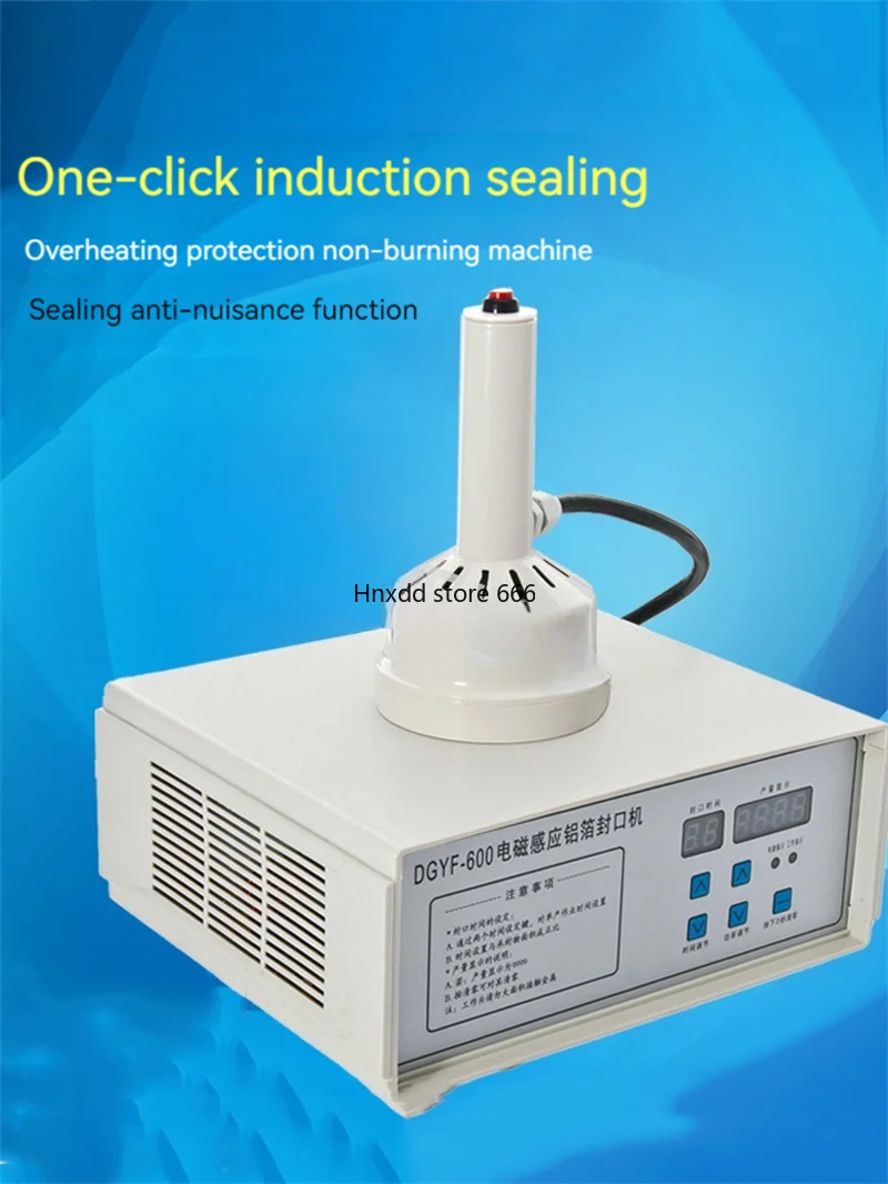 Small Manual Hand-Held Induction Electromagnetic Aluminum Foil Sealing Machine For Plastic Honey Bottle Foil Sealing