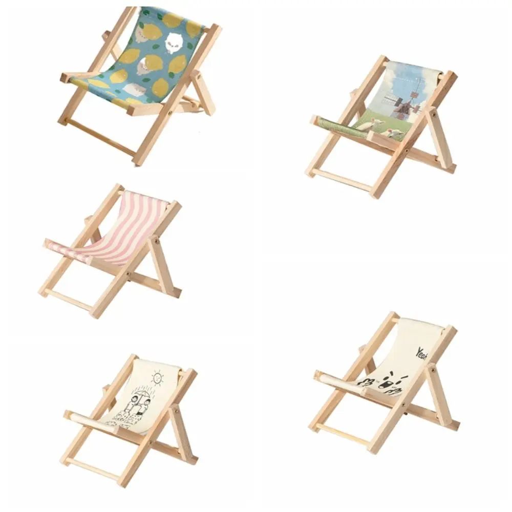 Beach Chair Shape Beach Chair Mobile Phone Bracket Multi-function Stable Cellphone Stand Holder Not Easy Fade Mini