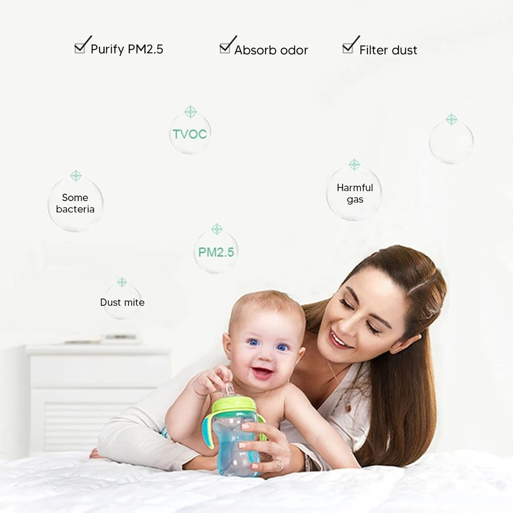 A02V-Air Filter With FRID HEPA Replacement For Xiaomi For Mijia Air Purifiers 1 2 2S 2C 2H 3 3S 3C 3H PM2.5 Blue