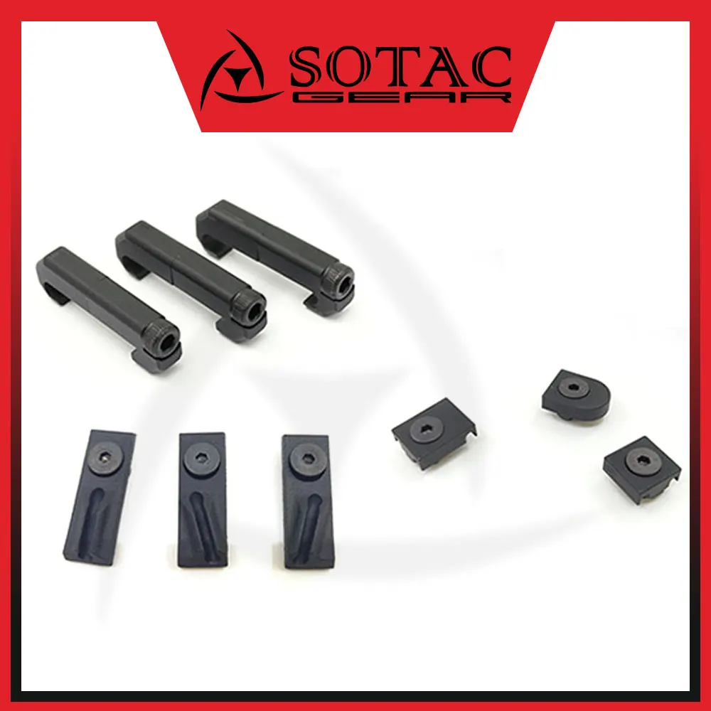 SOTAC Wire Guide System Cable Management Rail Wire Guide Tail Fixed Tactical Flashlight Scout Light Accessories