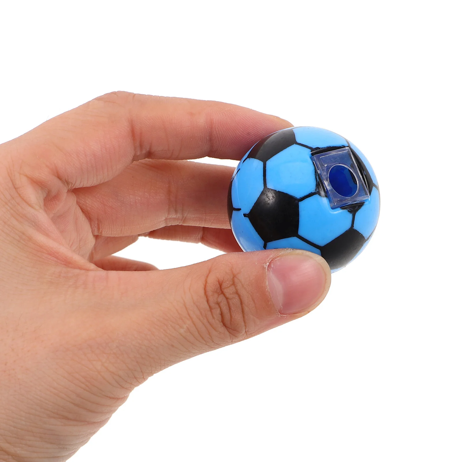 20 قطعة من مبراة أقلام كرة القدم بتصميم فريد من نوعه، مدمجة وسهلة الحمل، مثالية للطلاب وعمال المكاتب، مبراة أقلام تحديد العيون