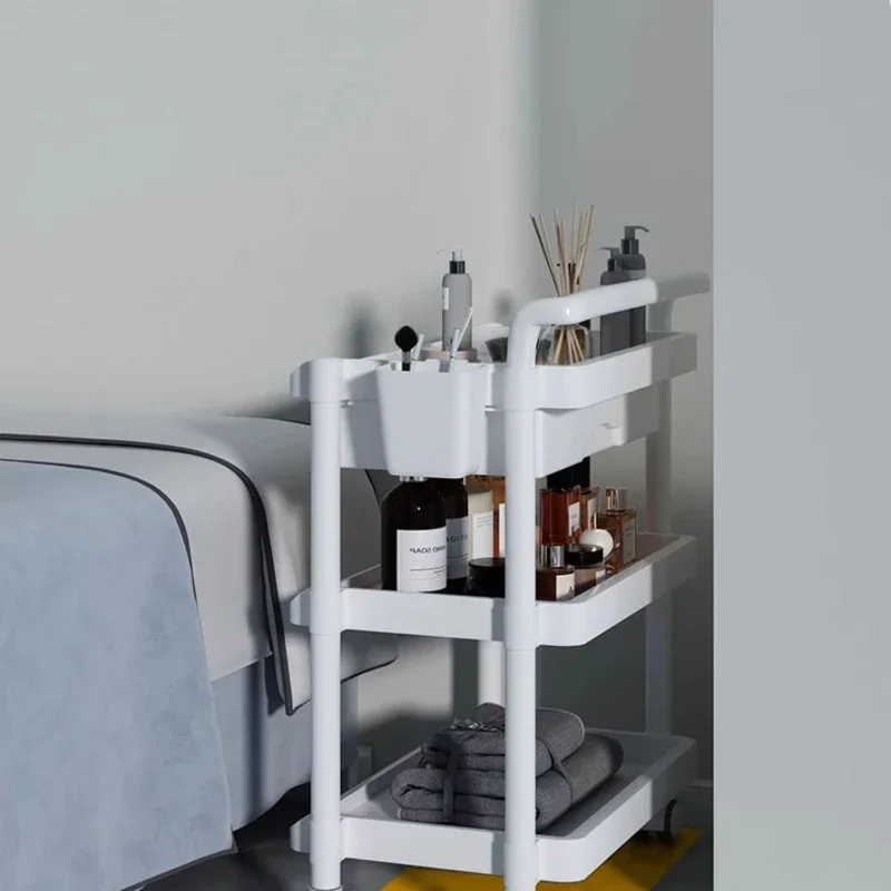 

Design Organizers Salon Trolley Folding Events Minimalist Serve Extension Beauty Furniture Professional Organizer Wheels Plastic