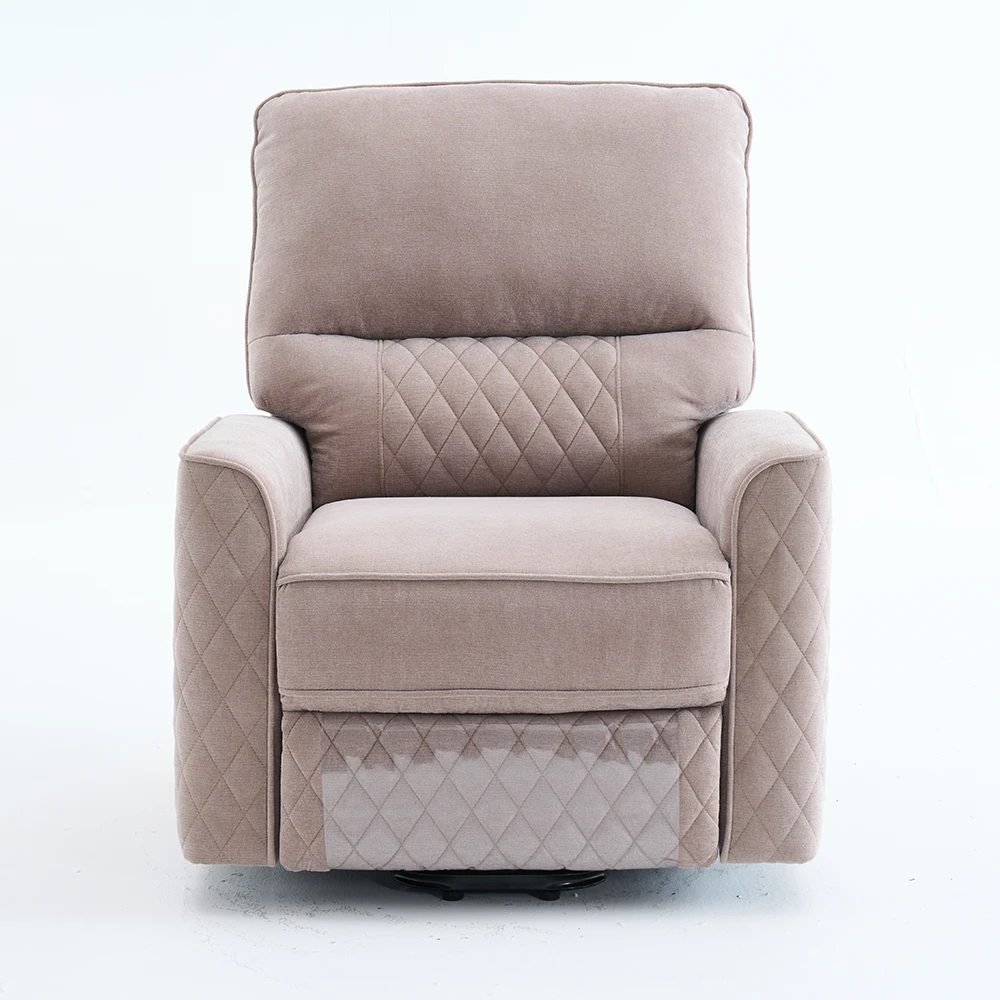 Single Leisure Living Room Bedroom Linen Fabric Relaxing Electric Control Smart Lounge Recliner Lift Chair Lazy Sofa Wholesale