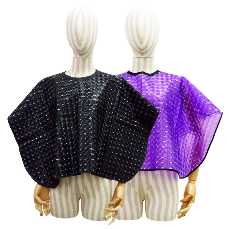 

1Pcs Water Wave Hair Dye Cape Smock For Keratin Straightening Chemical Service Soft Salon Disposable Barber Cloth