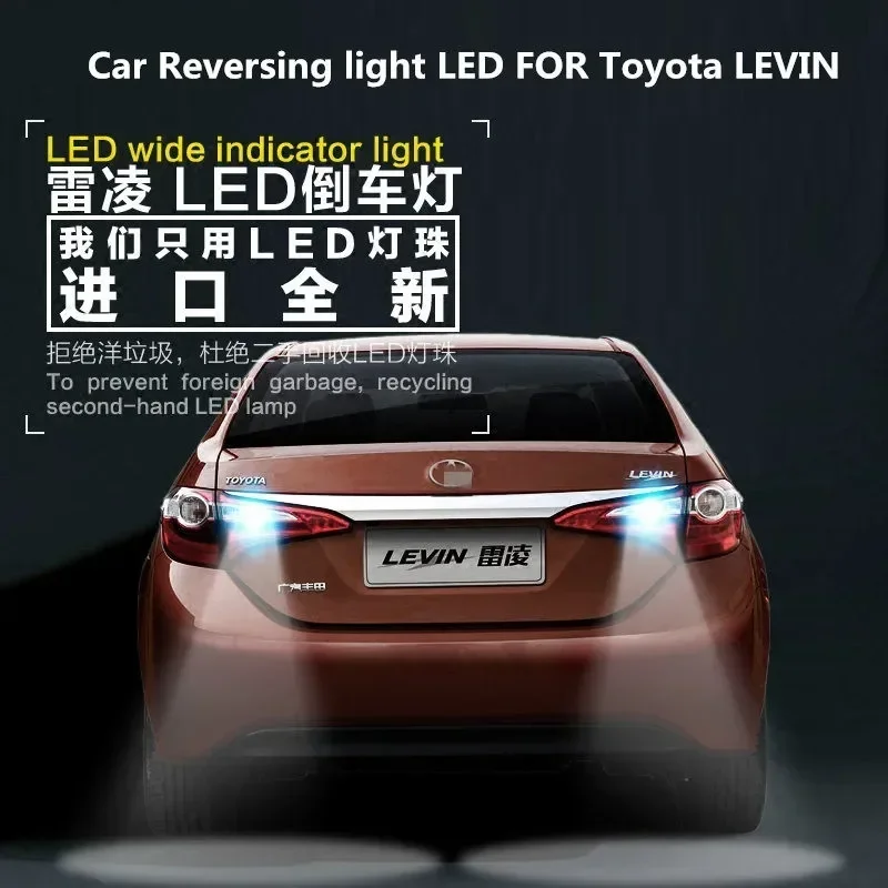 Car Reverse light LED FOR Toyota LEVIN T15 9W 5300K Retreat Auxiliary Bulb backup light LED 2pcs