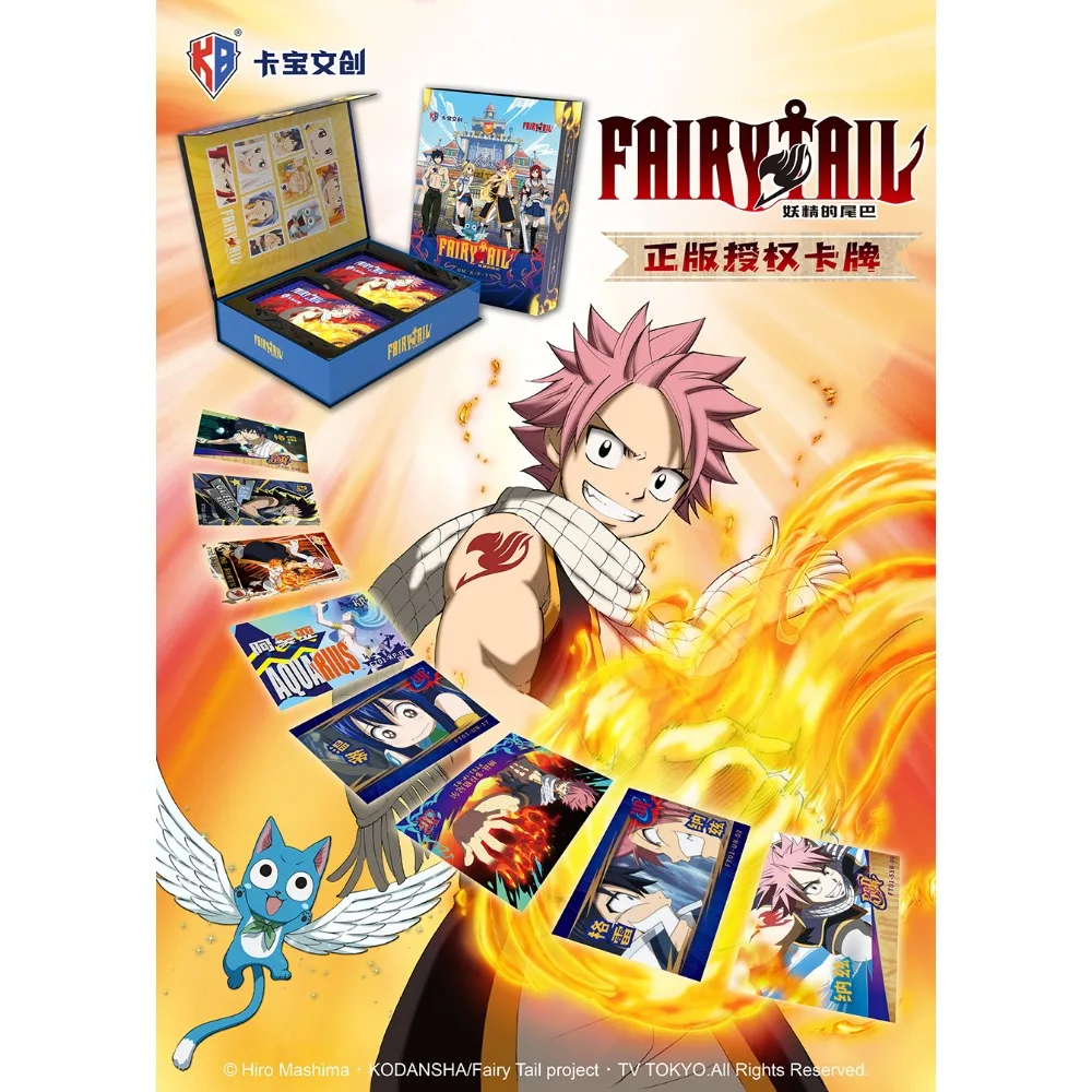 FAIRY TAIL Karta kolekcjonerska dla dzieci Magical Hot Blooded Youth Anime Erza Scarlet Rare Exquisite Limited Game Card Kids Toys