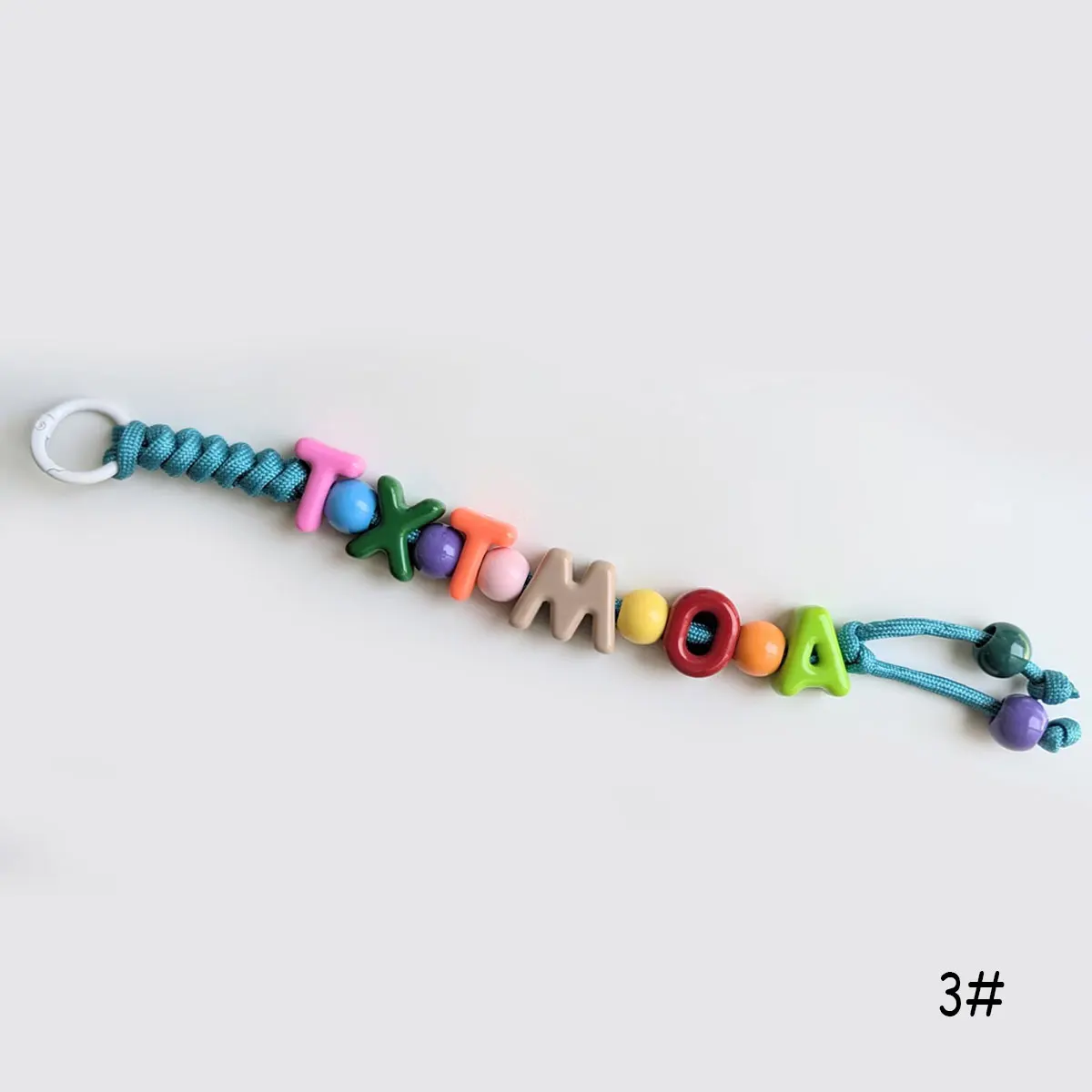 Personalized Name Beaded Keychain, Unique Bag Accessory