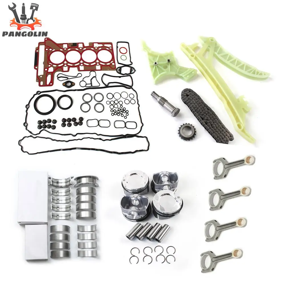 

Engine Piston Rebuild kit & Timing Chain Set for BMW 125i 320i 328i 428i 528i 2.0T Turbocharge N20B20A N20B20B N20B20D N26B20A