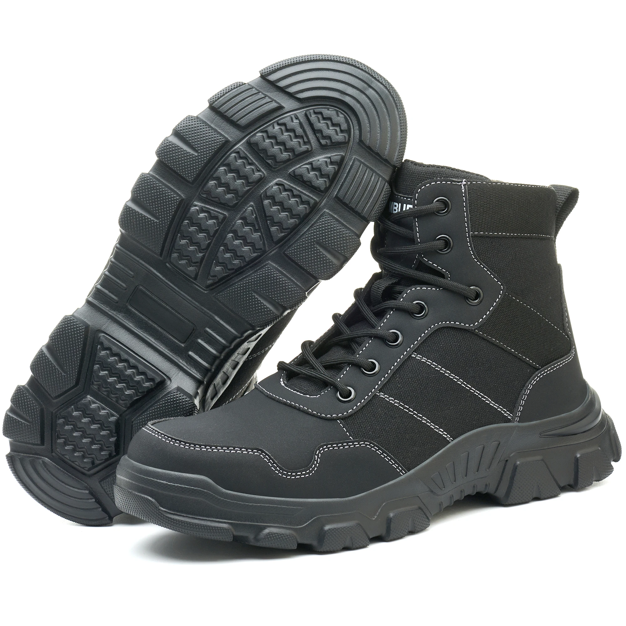 Men Tactical Boots Special Forces Field Man Boot Lightweight Outdoor Non-Slip Men Steel Toe Cap Zapatillas Hombre Safety Shoes