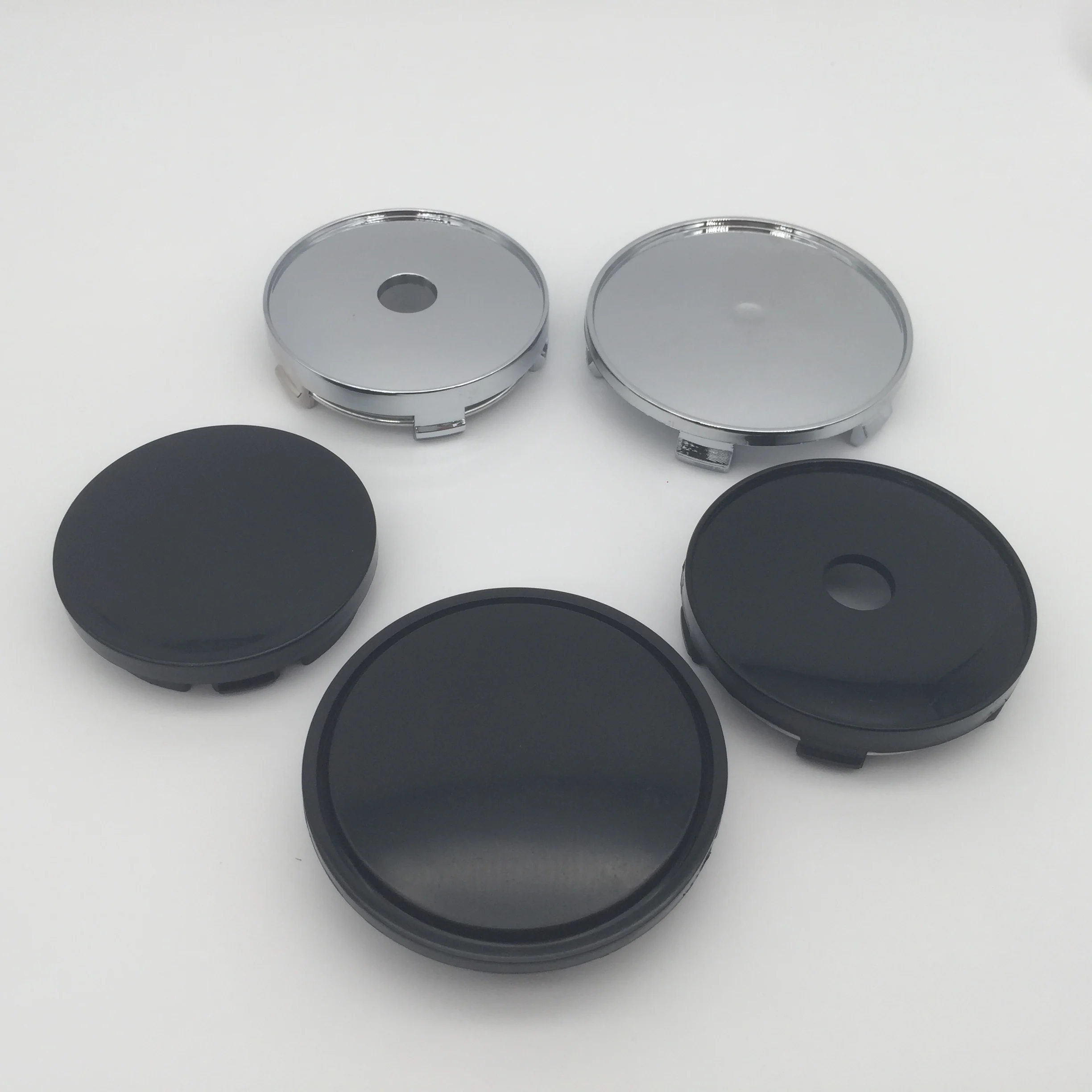 20 piezas-tapa central de rueda de coche, insignia, emblema, calcomanía, estilo, sin logotipo, 56mm, 60mm, 65mm, 68mm, 100 unidades