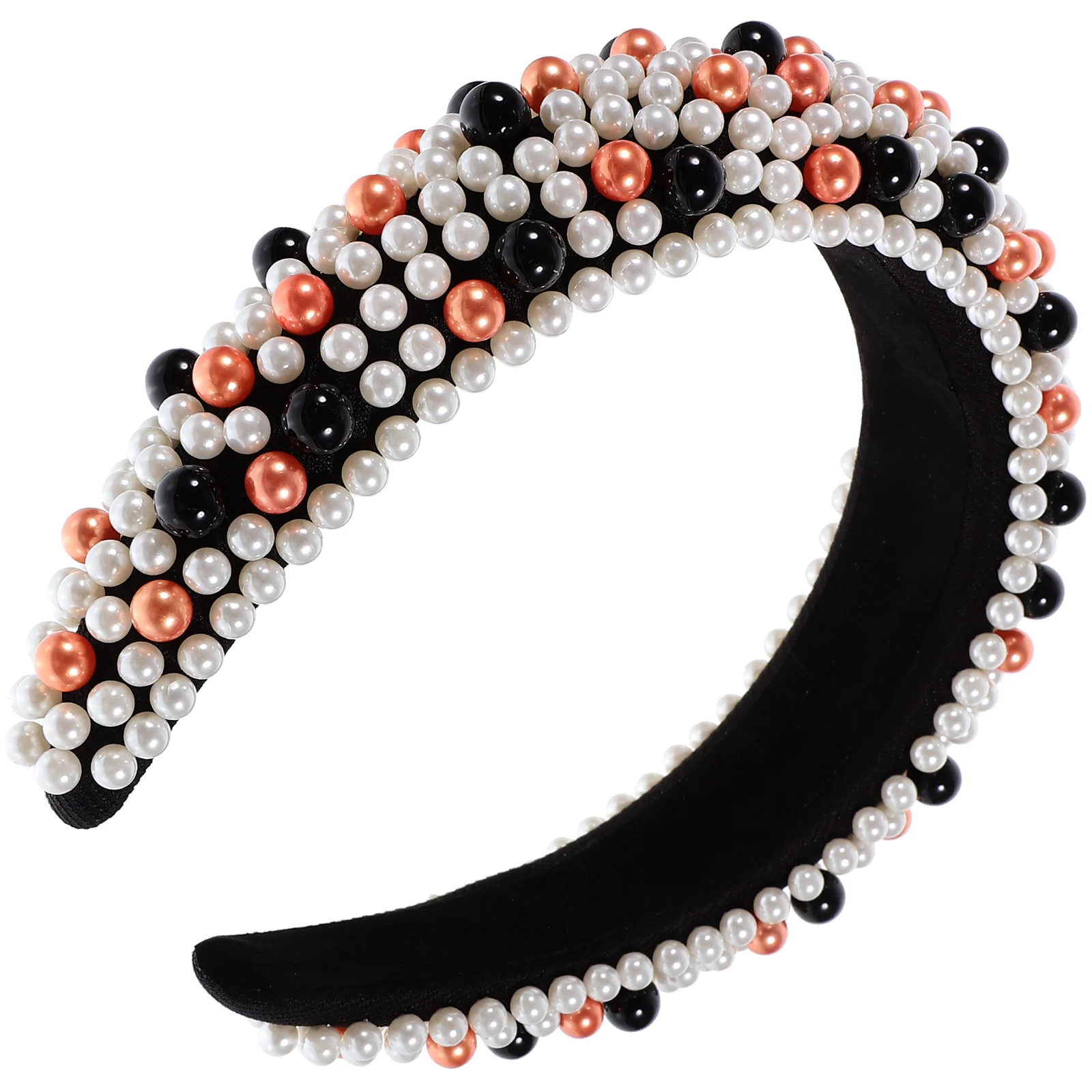 

Pearl Headb Accessories Women 4cm Wide Headb Decorations Fabric Hair Beach Parties Travel Festivals Womens Hair
