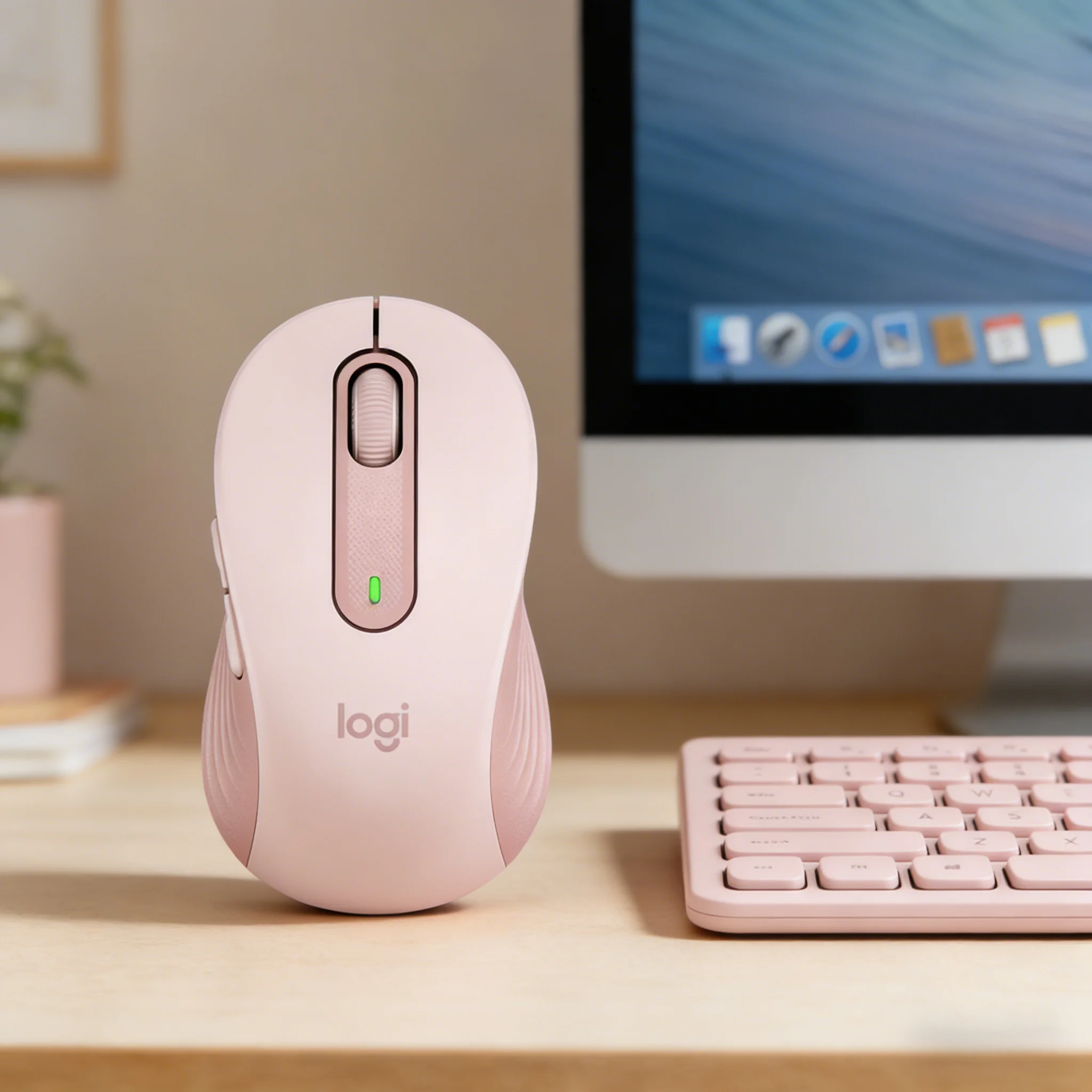 

Logitech M650L Wireless Mouse Bluetooth Logi Bolt Dual Mode Silent Ergonomic for Large Hands PC Laptop Office