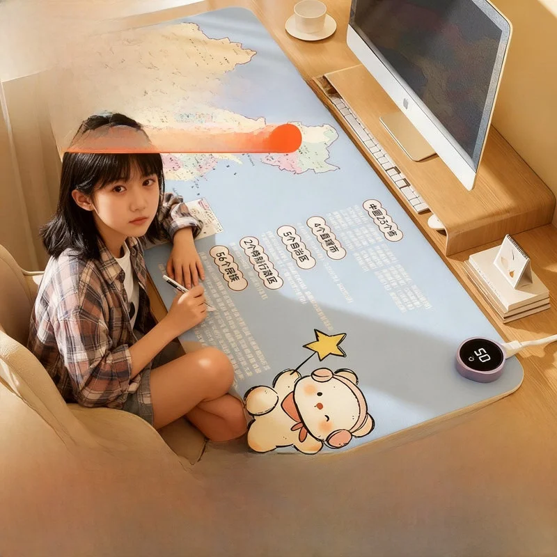 

Heated Mouse Pad Extra Large Heating Warm Desk Mat for Office Writing Cuter Warm Ha in Winter from Mainland China