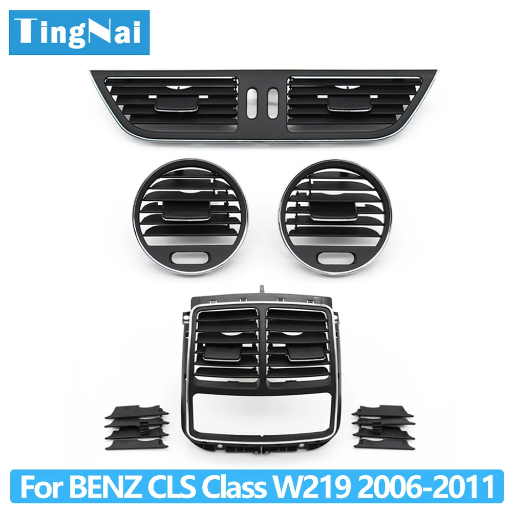 Samochodowa centralna lewa prawa tylna osłona panelu wylotu kratki wentylacyjnej AC do Benz CLS W219 CLS55 CLS63 CLS350 CLS500 CLS550