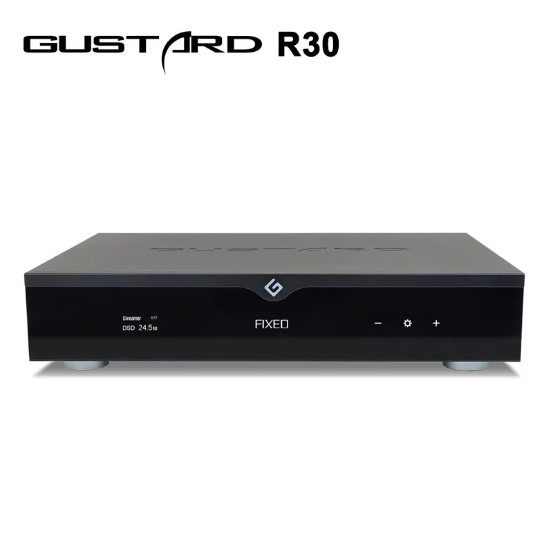 Gustard R30 Fully Discrete R2R Network Streaming DAC DSD PCM768K IIS FPGA NOS Triple Digital Filter Modes Controller Support