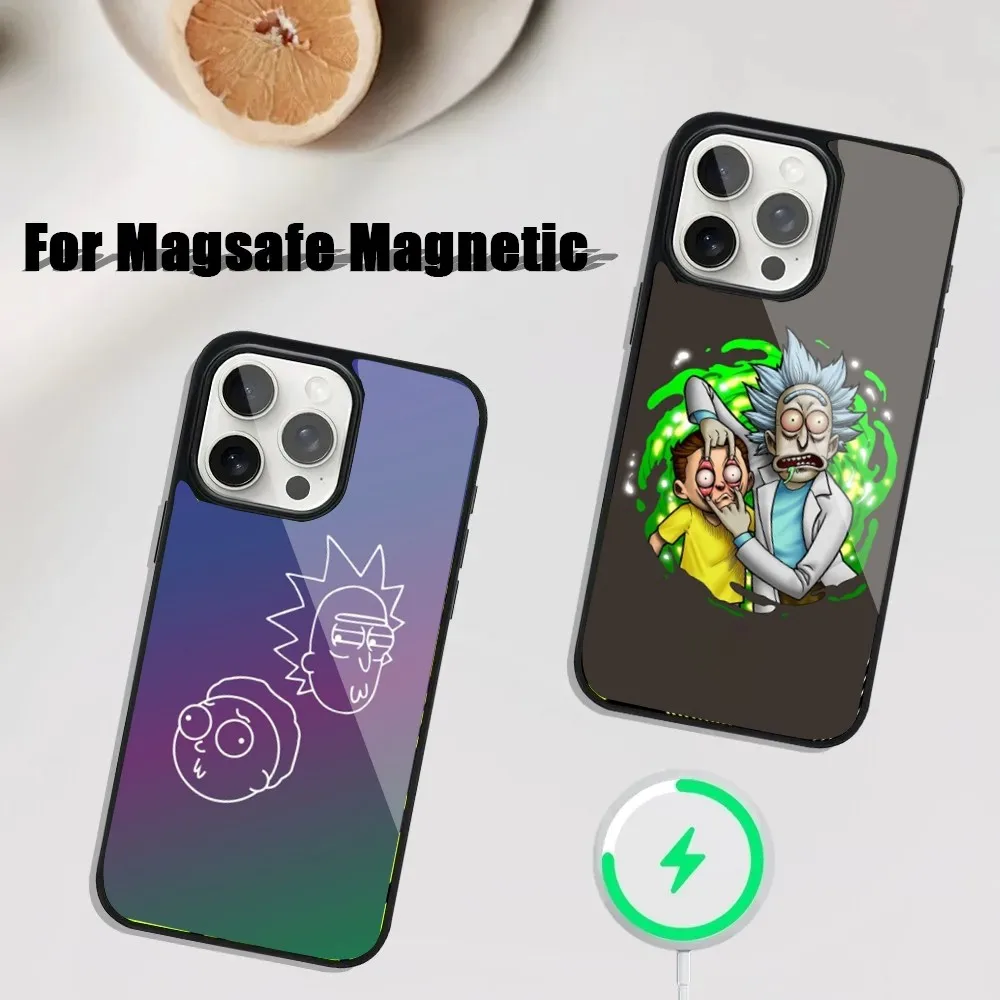 

Cartoon R-Ricks-S Phone Case For iPhone 16,15,14,13,12,11,Plus,Pro,Max Mini Magsafe Magnetic Wireless Charging