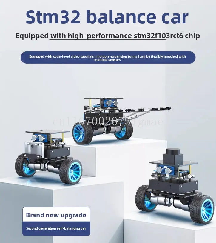 STM32 two-wheeled self-balancing car two-wheeled intelligent robot chassis kit PID obstacle avoidance encoder motor