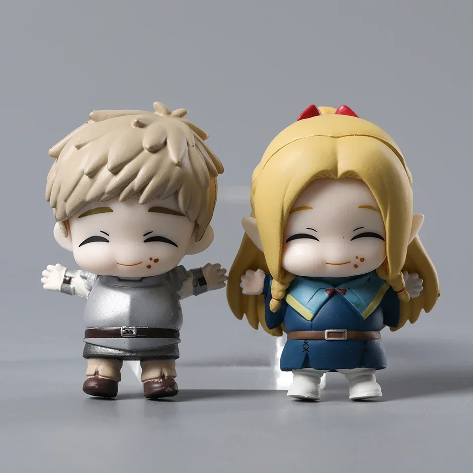 Delicious in Dungeon Mini Laios Touden Marcille Figure Model Toy Collection Ornament Anime Figurine