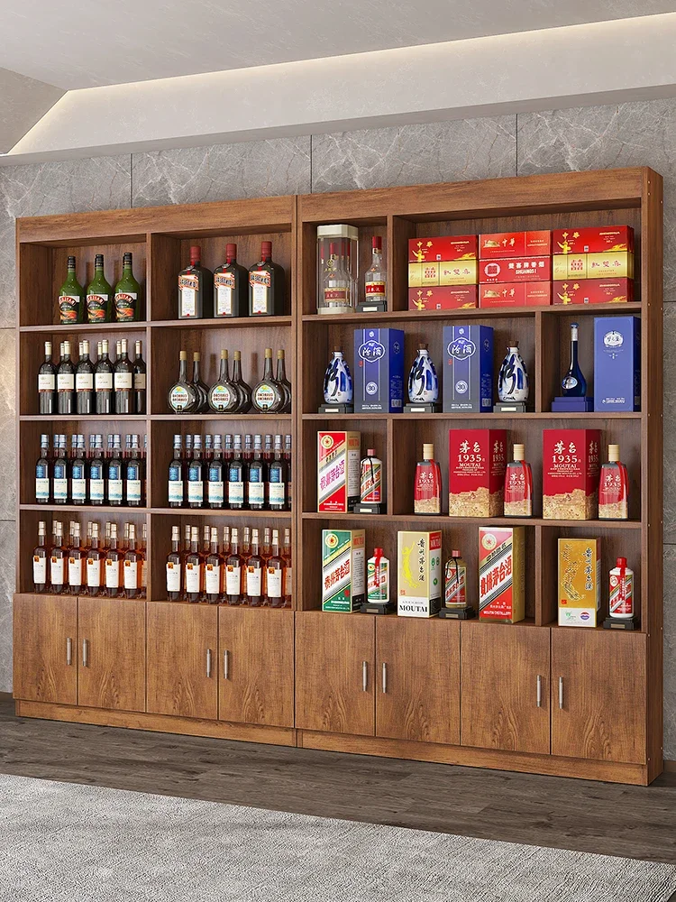 Présentoir de produits Compteur d'exposition d'échantillons Armoire à thé