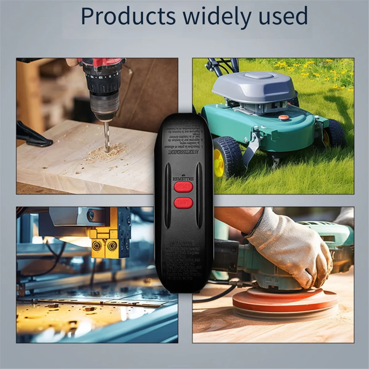 

ABNJ Inline GFCI Сменная вилка в сборе 15 А, 3 провода, водонепроницаемая защитная вилка прерывателя заземляющей неисправности