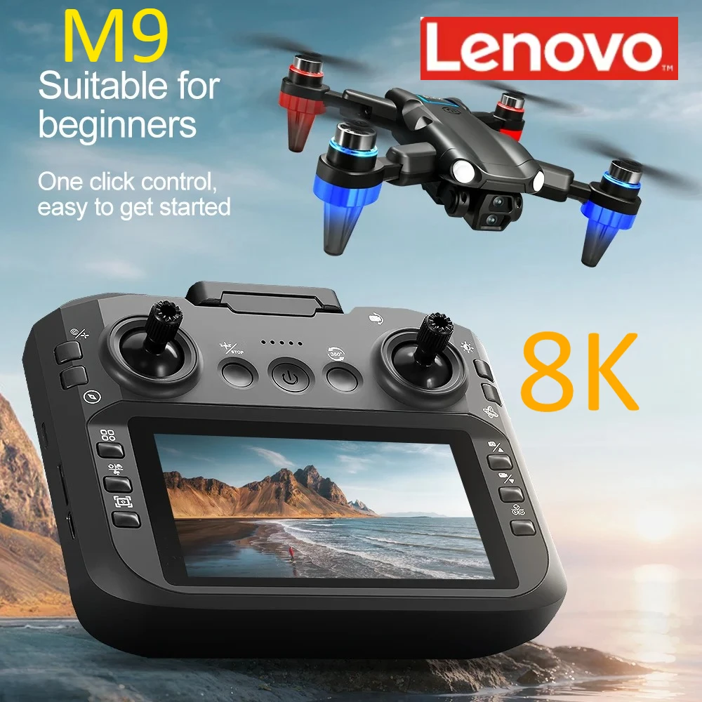 

Профессиональный дрон Lenovo M9 4K 5G GPS HD с двойной камерой, бесщеточный, складной квадрокоптер для фотосъемки, радиоуправляемый дрон-игрушка с функцией зависания