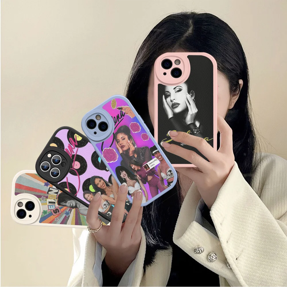 Selena Quintanilla Phone Case Hard Leather For iPhone 16 15 14 13 12 Mini 11 14 Pro Max Xs X Xr 7 8 Plus Fundas