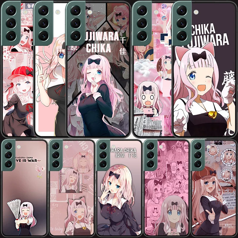 Kaguya sama Love is War Fujiwara Funda Phone Case For Samsung S8 Galaxy Note 20 Ultra 10 Lite 9 8 M12 M21 M30S M31 M32 M51 M52 J