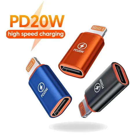 1-4Pcs PD20W USB 유형 C-Lightning OTG 어댑터, iOS Lightning Male-Type C 암 커넥터 변환기, iPhone iPad 용
