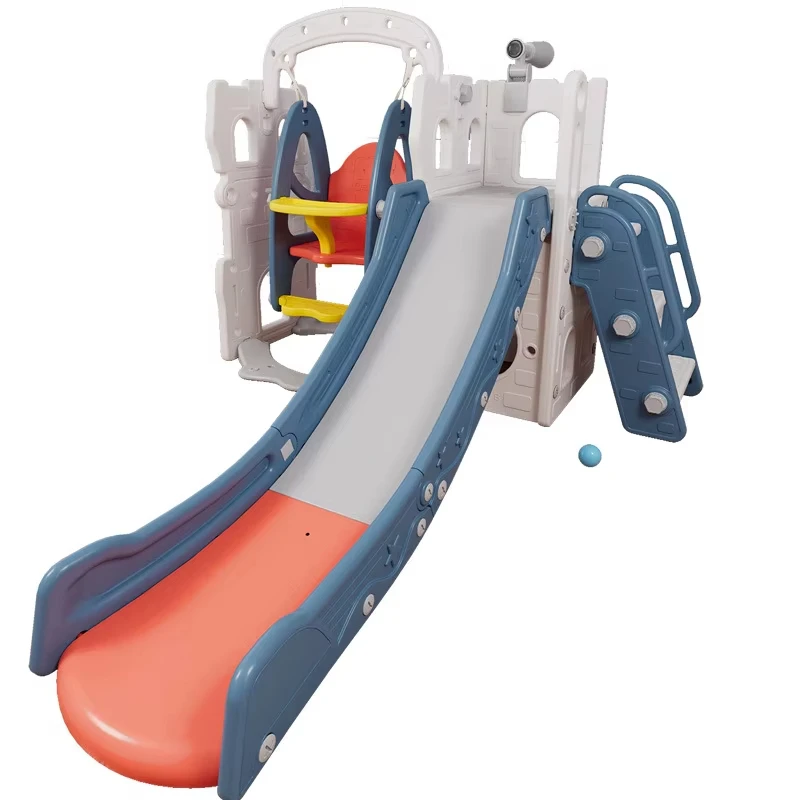 Custom Non-Slip Plastic Indoor Playground Slide Safe Baby Slide Toys for Children Kids for Sports Park Shopping Mall Garden
