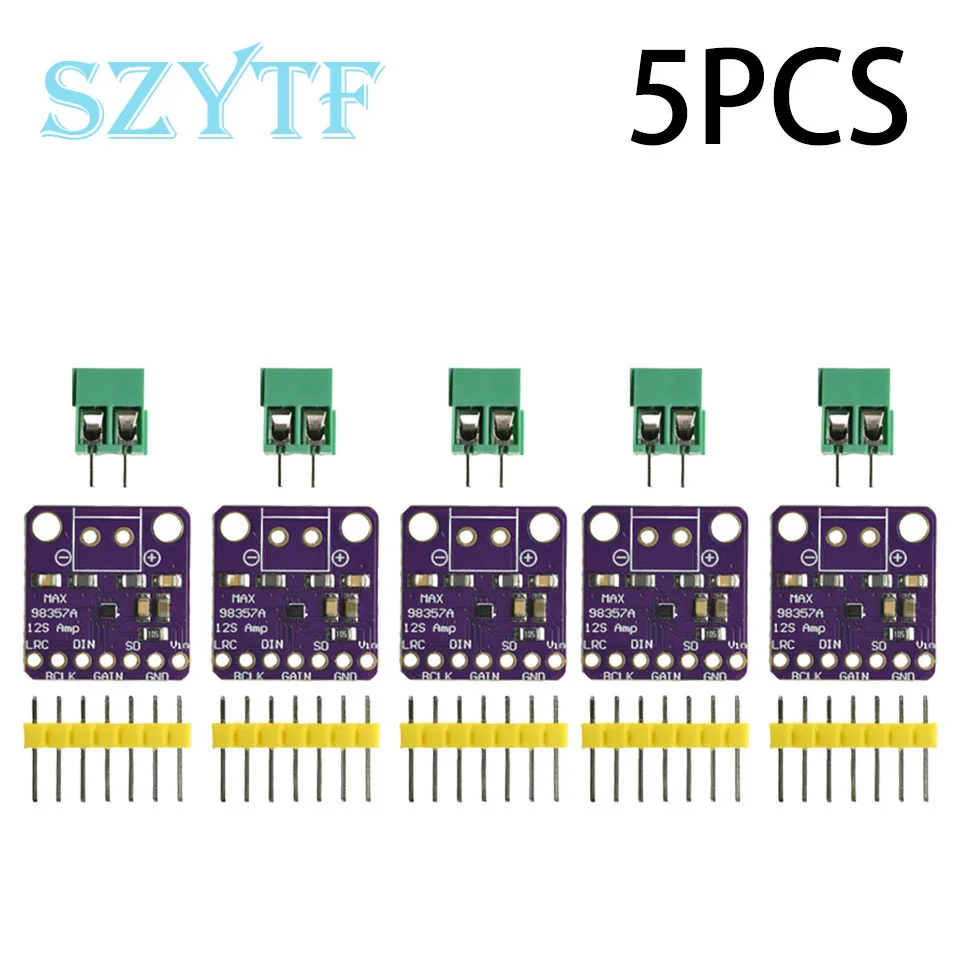 1–20 Stück MAX98357A I2S Klasse-D-Audioverstärker – 3 W digitales Leistungsmodul für DIY-Lautsprecher und intelligente Sprachsysteme