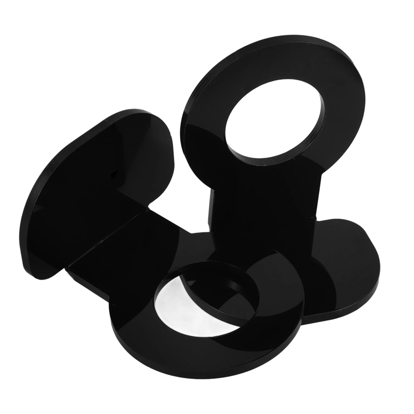 

2 Pcs Baseballl Shelf Support Acrylic Tennis Display Mount Golf Stand Bowling Basketball Stands for